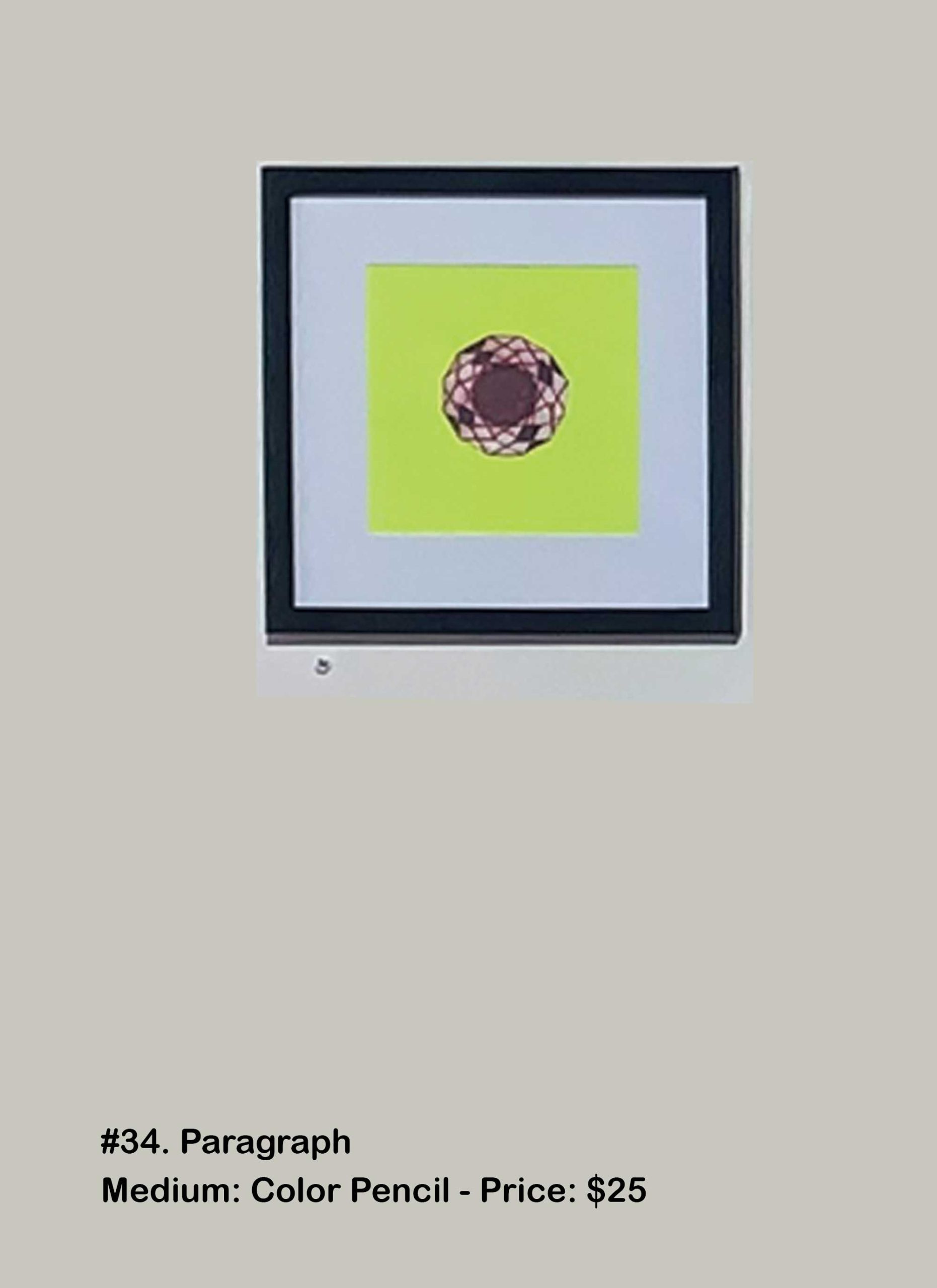 #34. Paragraph Medium: Color Pencil | Price: $25