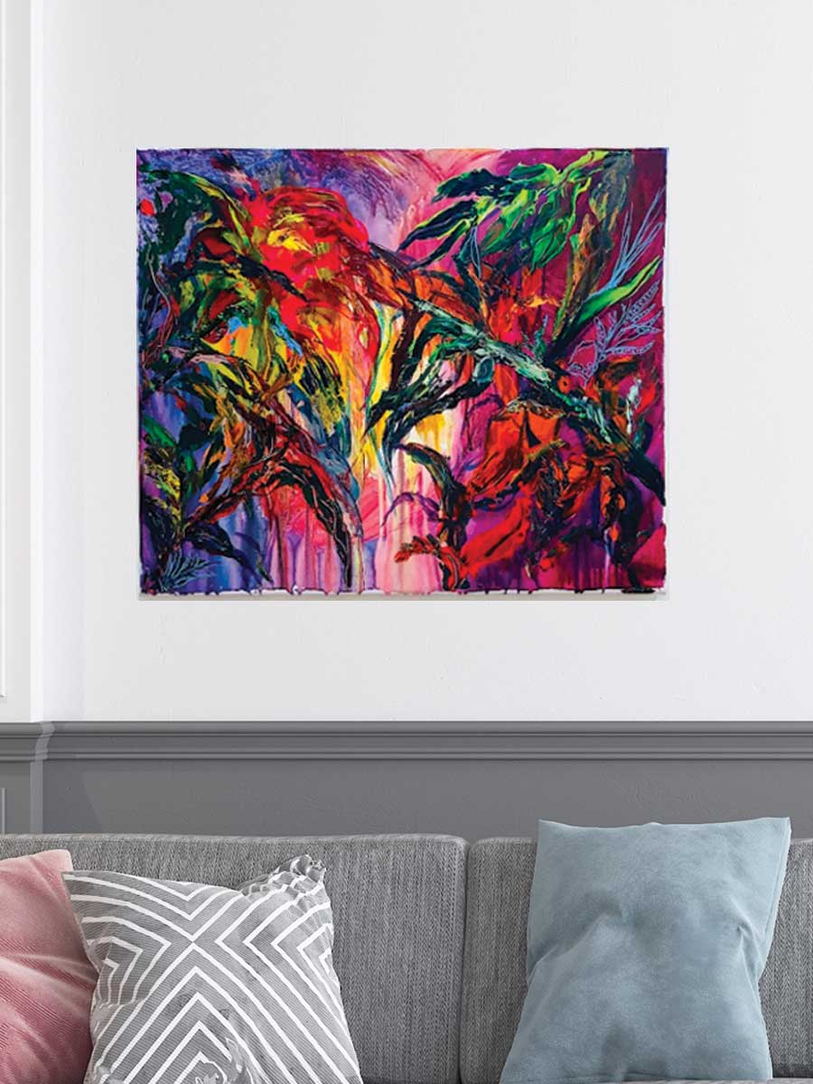 #3. It Was All a Dream Medium: Acrylic and Oil |  Price: $650