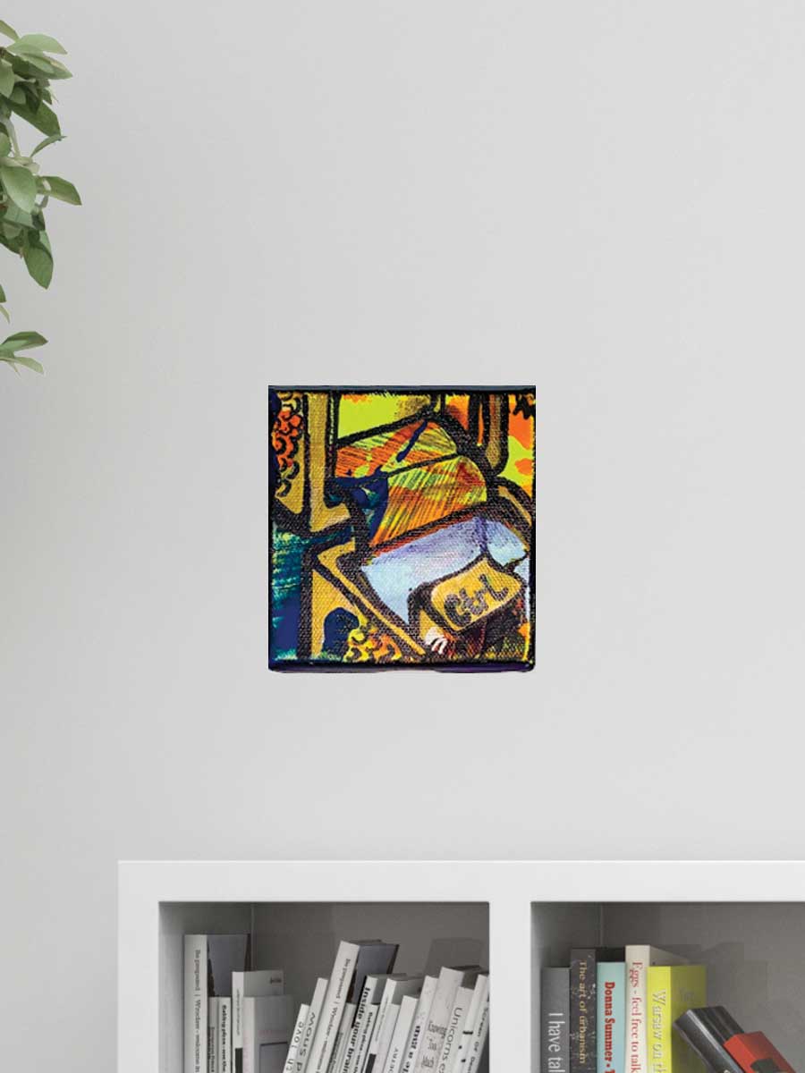 #6.  Pop the Question on Ctrl  Medium: Acrylic and Marker |  Price: $100